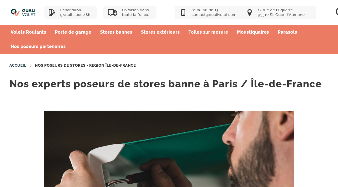Aperçu du site Qualivolet